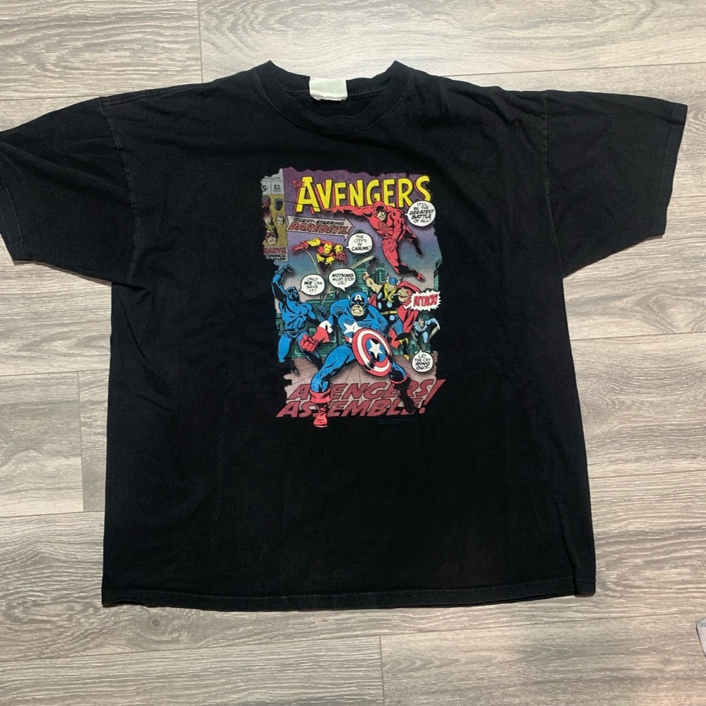 Vintage 1999 Universal Studio Avengers Promo 2XL T-Shirt
